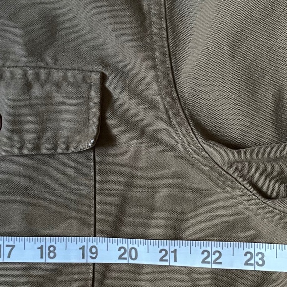 LL Bean Signature Men’s L Tall “1933” Olive Work Shirt - Picture 5 of 6